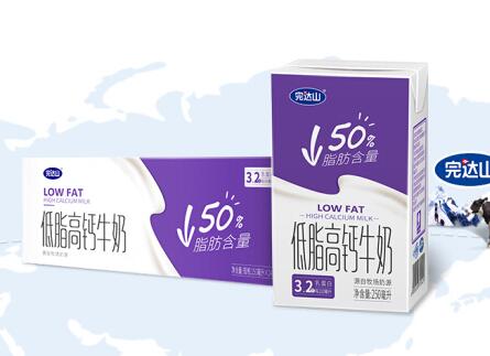 完达山高钙牛奶是全脂还是脱脂