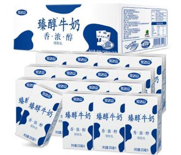 完达山臻醇牛奶与纯奶区别