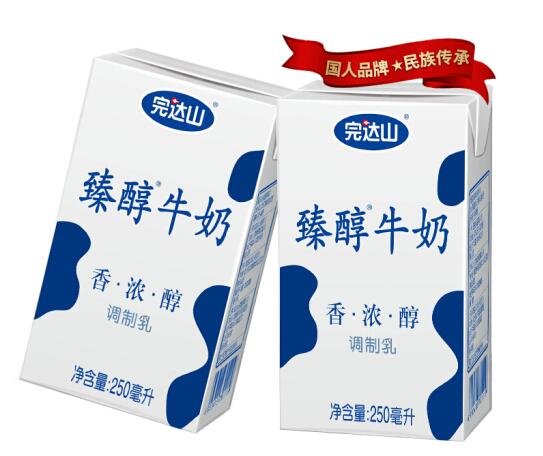完达山臻醇牛奶与纯奶区别
