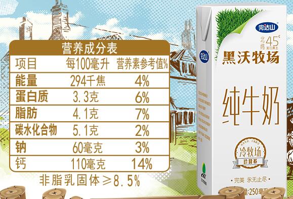 完达山黑沃牧场牛奶怎么样