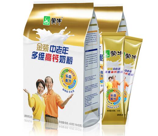 蒙牛金装中老年多维高钙奶粉怎么样