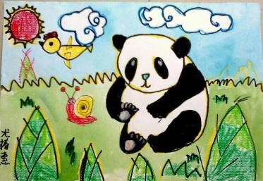 大熊猫儿童画图片大全1