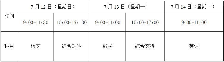 2020贵州中考时间 2020年贵州中考时间是什么时候3