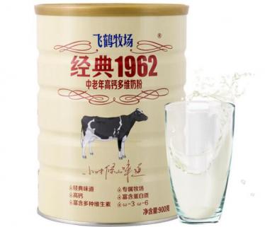 飞鹤牧场经典1962中老年高钙多维奶粉含糖吗