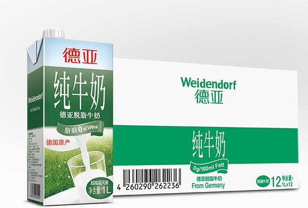 德亚脱脂牛奶常温能保存多久