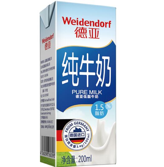 德亚低脂高钙牛奶