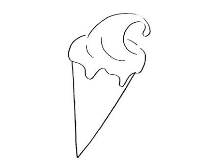 简单的冰淇淋怎么画又简单又好看1