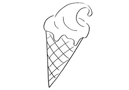 简单的冰淇淋怎么画又简单又好看2