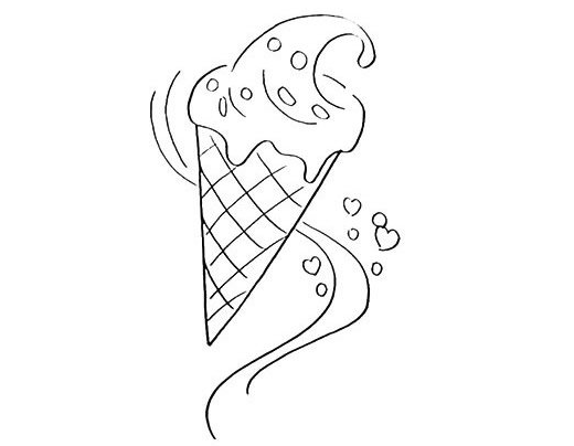 简单的冰淇淋怎么画又简单又好看3
