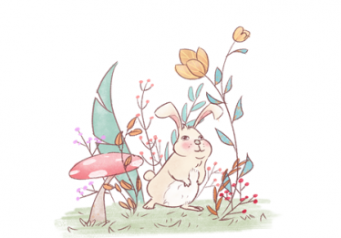 小兔子种花的故事
