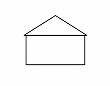 简单的房子简笔画怎么画1