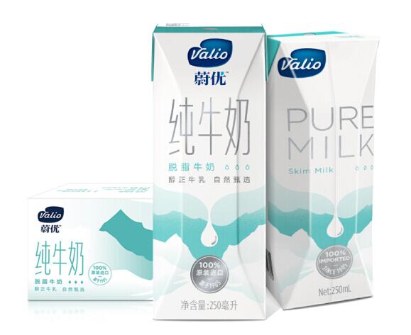 蔚优脱脂牛奶是进口的吗