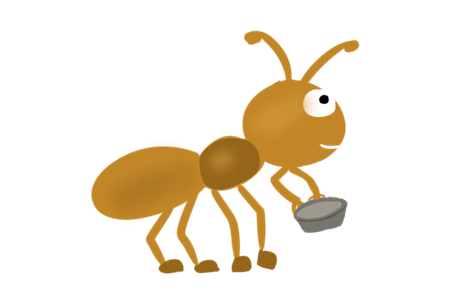 小蚂蚁运花粉幼儿故事