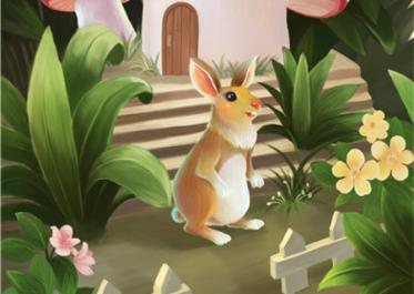 一只耳朵的兔子故事