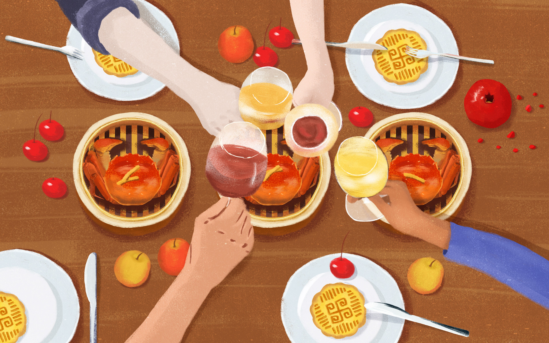 上海中秋节吃什么传统食品