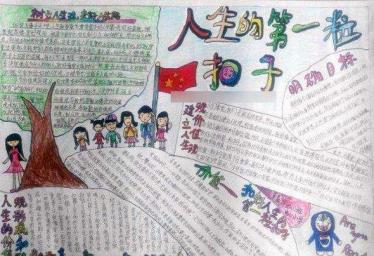 扣好人生的第一粒扣子手抄报简单漂亮3