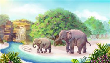 小象和小树的故事