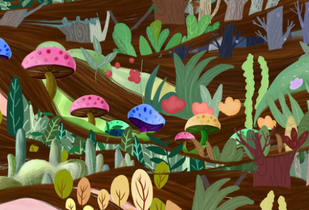 森林里的小蘑菇儿童故事