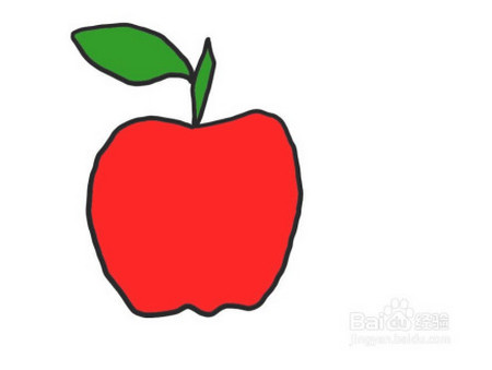 苹果简笔画怎么画简单又好看