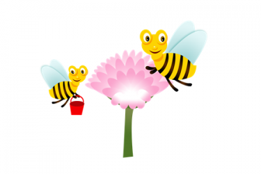 小蜜蜂与花儿儿童故事