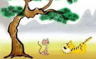 老虎学爬树的故事