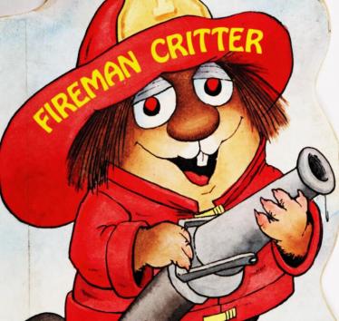 《Fireman critter消防员小毛怪》英文原版绘本pdf资源免费下载