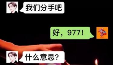 抖音977是什么意思 977是什么意思网络用语1