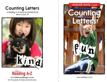 美国Raz分级阅读绘本《Counting Letters》odf资源免费下载