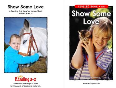 《Show Some Love》美国Raz分级阅读绘本odf资源免费下载