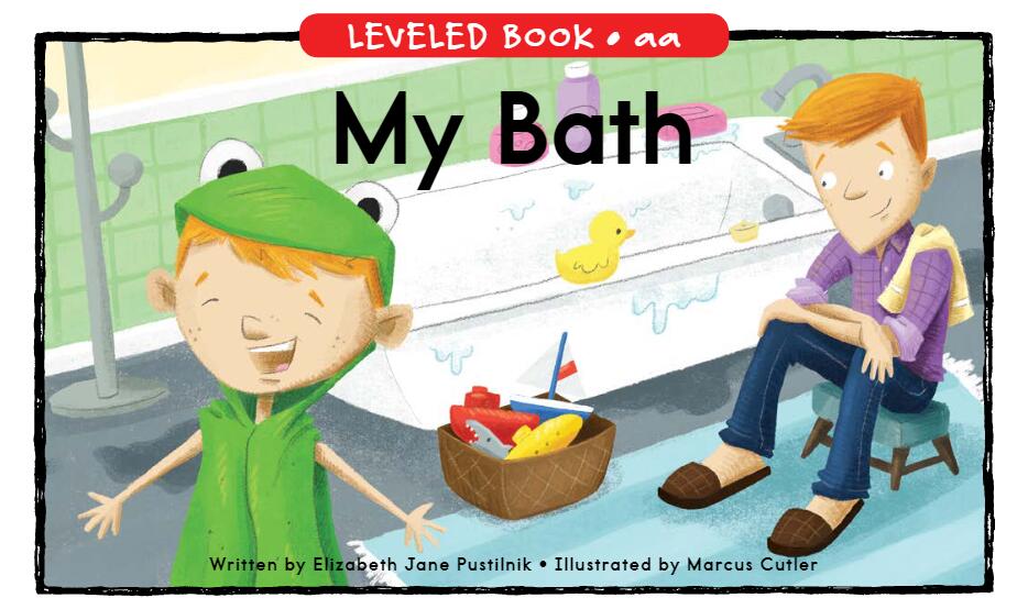 《My Bath浴缸》美国Raz分级阅读绘本pdf资源免费下载