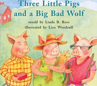 《The Three Little Pigs And The Big Bad Wolf》英文绘本pdf资源免费下载