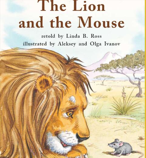 《The Lion And The Mouse狮子和老鼠》英语绘本故事pdf资源免费下载