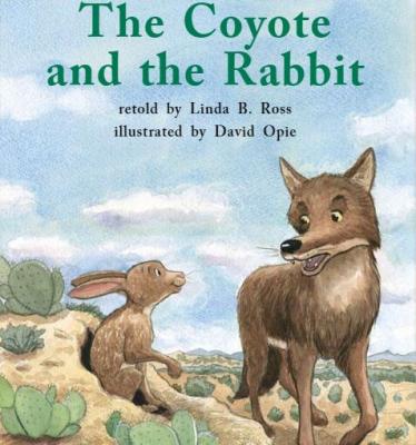 《The Coyote and the Rabbit小狼和兔子》英语绘本pdf资源免费下载