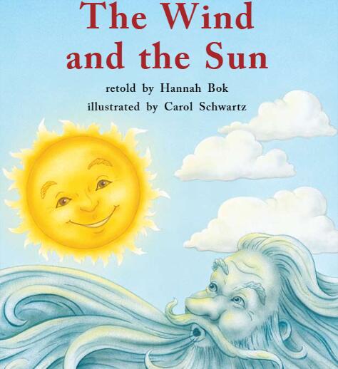 《The wind and the sun风和太阳的故事》英语绘本原版pdf资源免费下载
