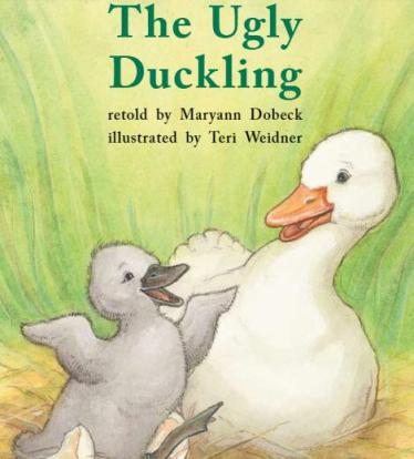 《The Ugly Duckling丑小鸭》英文绘本pdf资源免费下载