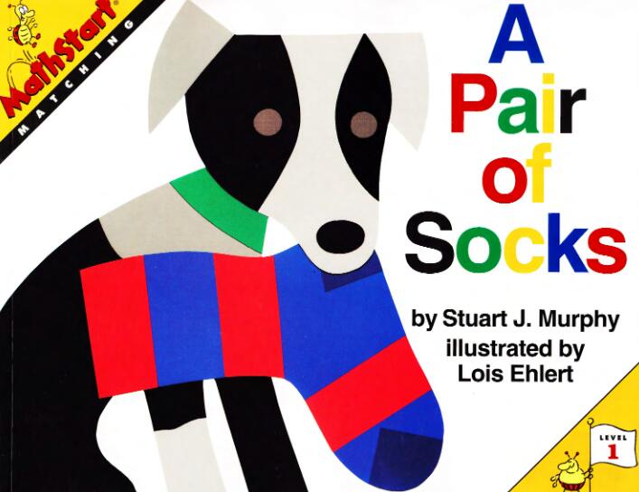 《A Pair of Socks一双袜子》数学启蒙英文绘本pdf资源免费下载