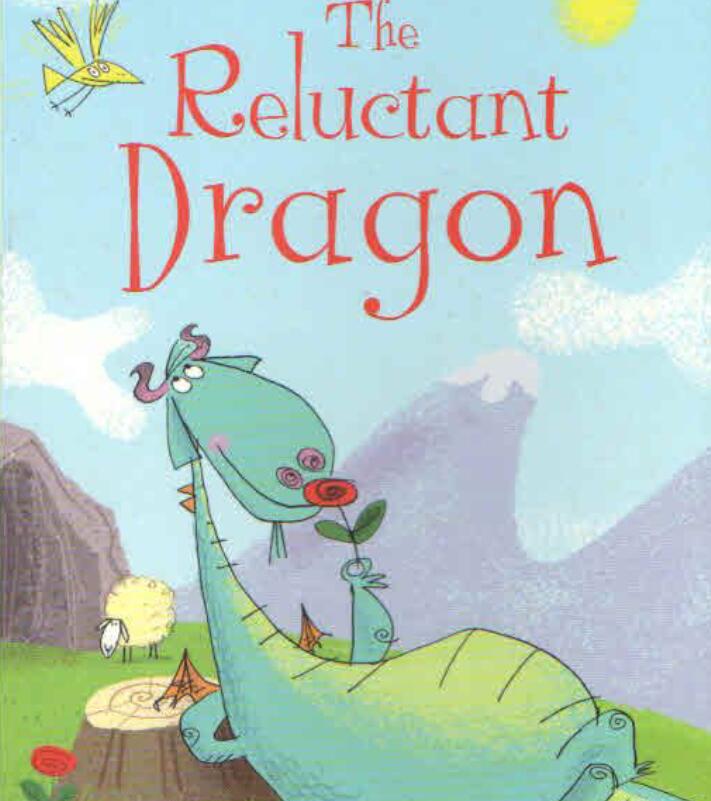 《The Reluctant Dragon懒龙的故事》英语绘本pdf资源免费下载