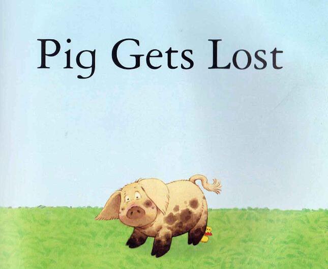 《Pig Gets Lost小猪丢了》英语绘本pdf资源免费下载