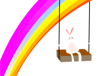 偷吃彩虹的兔子故事