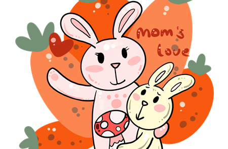 兔妈妈和小兔子故事