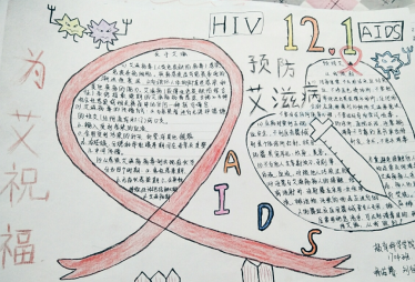 世界艾滋病日手抄报图片大全1