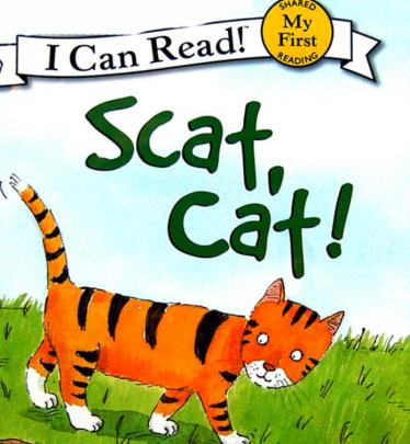 《Scat,cat猫咪走开》英语绘本pdf资源免费下载