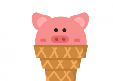 小猪吃雪糕故事