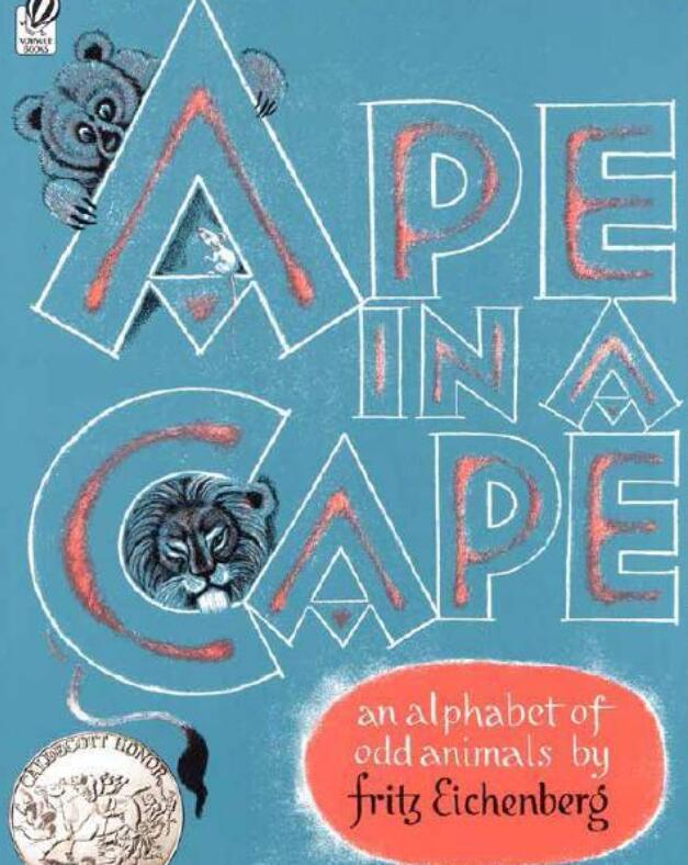 《Ape in a Cape》中英双语绘本故事pdf资源免费下载