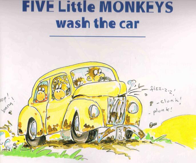 《Five Little Monkeys》系列英文绘本10册pdf+音频百度网盘免费下载