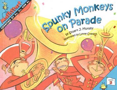《Spunky Monkeys on Parade》数学启蒙英文绘本pdf资源免费下载