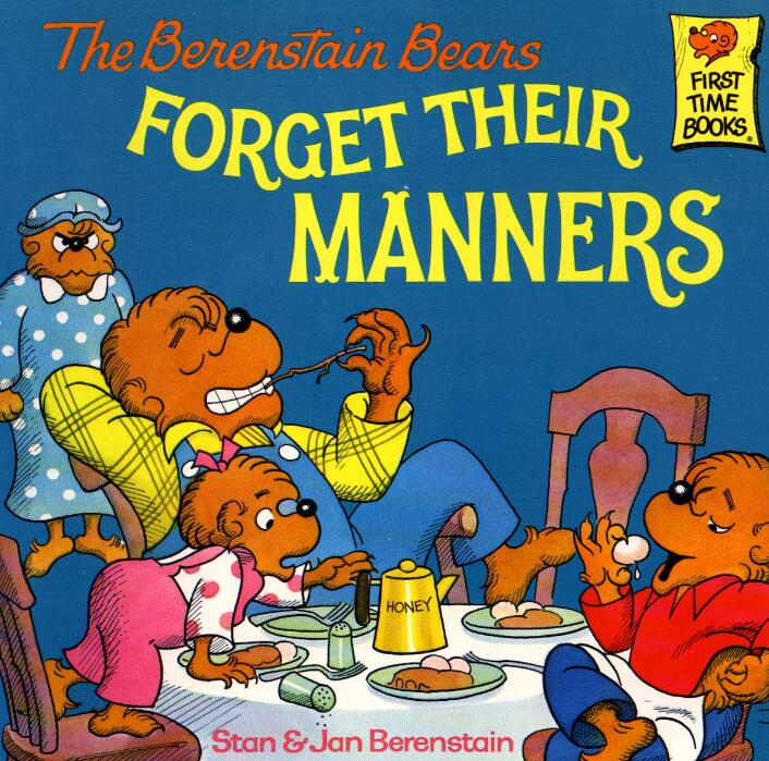 《The Berenstain Bears Forget Their Manners》绘本pdf资源免费下载