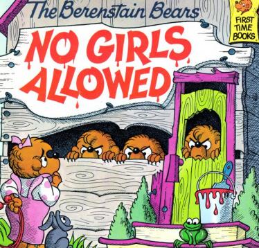 《The Berenstain Bears No Girls Allowed》绘本pdf资源免费下载