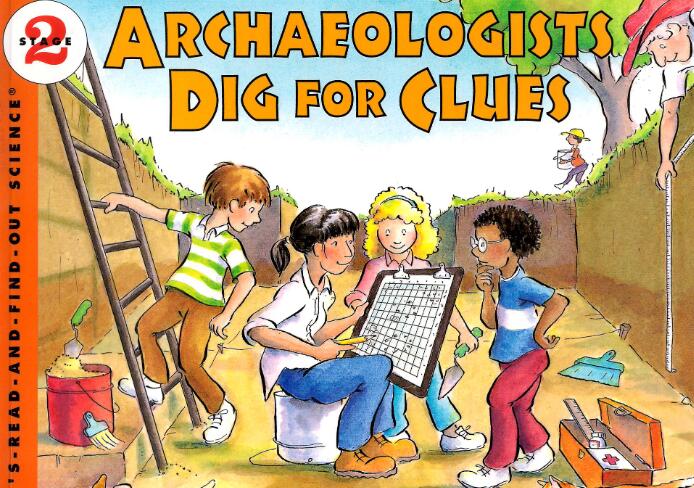 《Archaeologists Dig for Clues by Kate Duke》英文绘本pdf资源免费下载