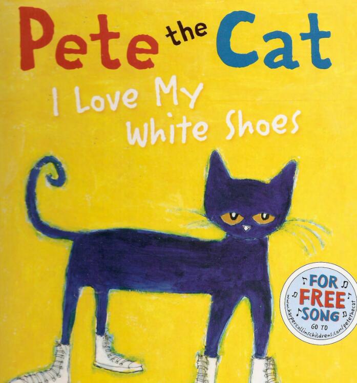 《Pete the Cat I Love My White Shoes》英文绘本pdf资源免费下载